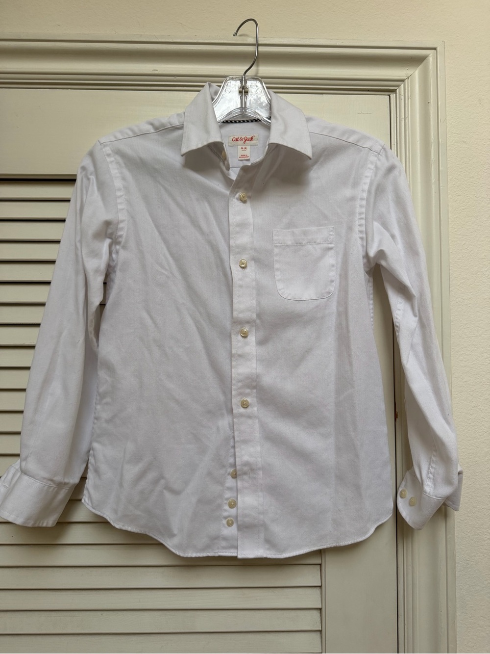 Cat & Jack White Button-Front Boys' Dress Shirt